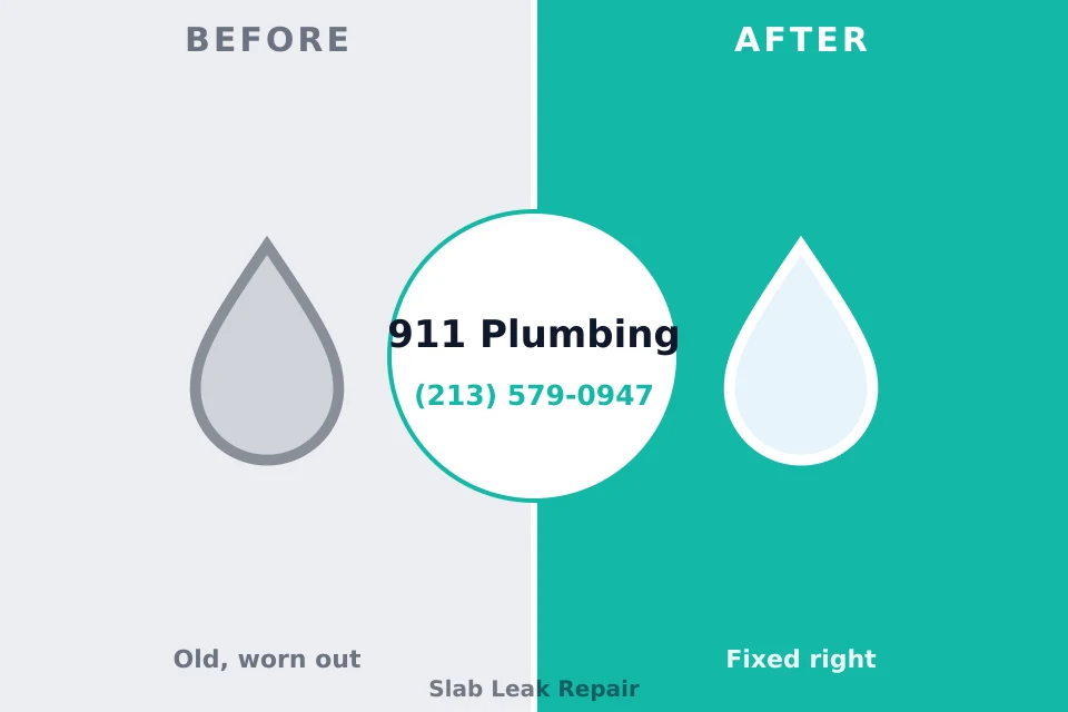Before and after: plumbing company Seaford, DE